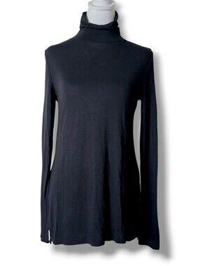 Vina Soft Black Long Sleeve Top - Size Small